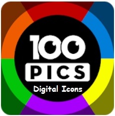 100 Pics Digital Icons Level 1-10 Answers